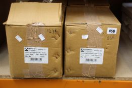 Four boxes of Crompton light tee 12