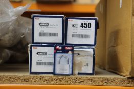 Forty eight boxed as new ABUS 64TI/40 padlocks.