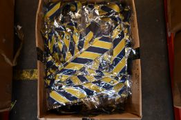 A large quantity of clip-on ties (One design, approximately 195).