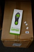 Thirty six boxed as new Implus Airr Orthotic Insoles (UK 11-12).