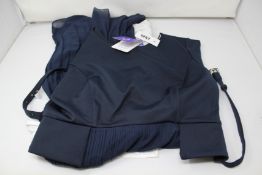 An as new Luxe by Seraphine pleated maternity dress (UK 10 - RRP £135).