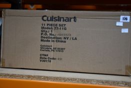A boxed as new Cuisinart 77-11G Chef's Classic Stainless Steel Cookware Set (11-piece).