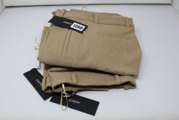 Three pairs of as new Joseph Eliston pants (2 x 34, 1 x 36 - RRP £90 each).