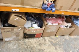 A quantity of miscellaneous items to include, tools/hardware, clothing and stationery.