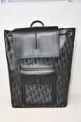 An as new Dior backpack (RRP £1,600).