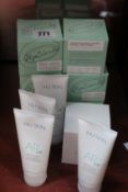 Four NU Skin AP24 whitening fluoride toothpastes, one NU SKIN Renu hair mask (100g) and six Upcircle