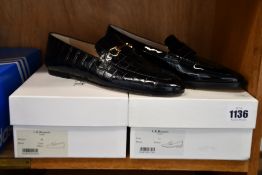 Two pairs of as new L.K. Bennett shoes; Iona and Marina (Both EU 41).