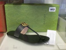 A pair of as new Gucci Lifford sandals (EU 38).