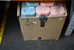 Sixty eight Gufi Rabbit lunchboxes with compartments.