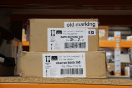 A large quantity of as new Amefa Cutlery to include: ten packs of twelve traditional table knives