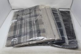 Six as new Eton wool scarves.