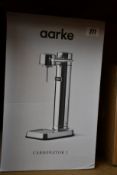 A boxed as new Aarke Carbonator 3 Sparkling Water Maker.