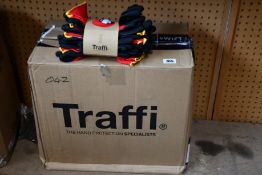 One hundred and fifty pairs of TraffiGlove Centric 1 Handling Rubber Coated Gloves TG1050 (09 and