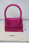An as new Jacquemus Le Grand Chiquito bag in pink (RRP £540).