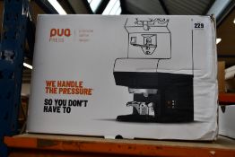 A Puqpress M2 Precision Tamper for Mythos One - Black.