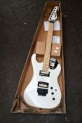 A Kramer Pacer Classic Electric Guitar in Pearl White.