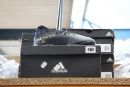 Five pairs of men's as new Adidas Nemeziz 19.3 TF trainers (All UK 6).