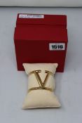 An as new Valentino Vlogo signature metal bracelet (RRP £410).