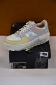 A pair of women's as new Nike AF1 Shadow (UK 4).