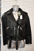 An as new Allsaints Balfern Biker jacket (UK 14 - RRP £319).