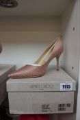 A pair of as new Jimmy Choo Agnes shoes (EU 39.5).