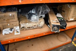 A quantity of musical equipment and related items.