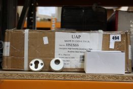 A large quantity of unbranded high security escutcheons and stainless steel nancoast (