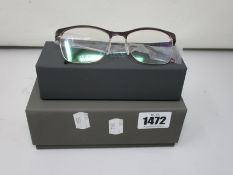 Seven pairs of assorted as new Tree Spectacles glasses frames.