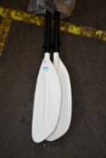 Two as new Palm Vision touring paddles (Sizes: 215cm and 220cm).