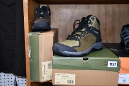 A pair of men's as new Keen Explore Mid WP (UK 10.5) and youths Targhee Mid WP (UK 3).