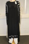 An as new Proenza Schouler tie dye fringe gathered dress (Size 6).