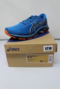 A pair of men's as new Asics Gel-Kayano 27 trainers (UK 8.5).