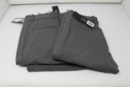 Three pairs of as new Joseph Eliston pants (2 x 34, 1 x 36 - RRP £90 each).
