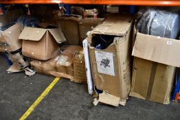 A quantity of pushchairs/buggies and other related items.