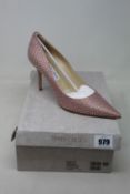 A pair of as new Jimmy Choo Agnes shoes (EU 40).
