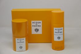 An as new bottle of Acqua Di Parma Colonia eau de cologne and an as new Acqua Di Parma Deodorante