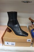 A pair of Alohas West Black Vintage boots (UK 4).