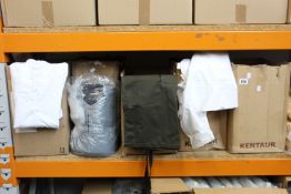 A quantity of assorted as new Kentaur catering wear and accessories.