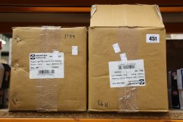 Four boxes of Crompton light tee 12