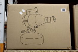 A boxed as new Sedol Fogger Machine UF-0045L (Electric Portable 4.5L Ulv Fogger Disinfectant