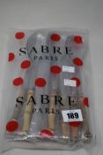 Five as new Sabre Paris, Panda Bamboo 2-Piece Salad Serving Sets.