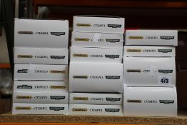 Sixteen as new Warhammer miniatures to include: Chaos Maraurder Horsemen, Chaos Chariot, Blood