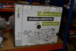 An Urbalive worm farm composter.