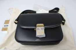 An as new A.P.C. small Grace handbag in black (RRP £500).