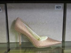 A pair of as new Jimmy Choo Agnes shoes (EU 38.5).