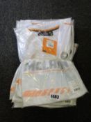 Eight as new McLaren FW Gulf racing graphic T-shirts (M).