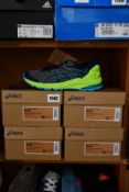 Four pairs of children's as new Asics GT-1000 10 GS trainers (1 x UK 3, 3 x UK 5.5).