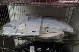 Eight as new Oscar of Sweden regular fit non iron shirts (Assorted sizes).