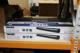 Eight new T4 Tec Soundbars (TTSB001).