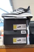 Two pairs of as new Adidas Supernova + M trainers (UK 6.5).